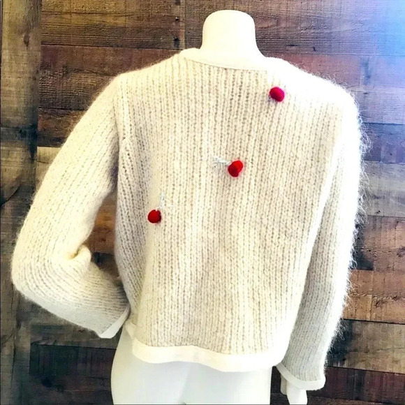 NWOT RARE Sleeping On Snow Anthropologie Cherries Cardigan - Picture 3 of 8